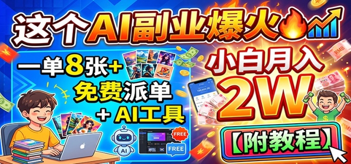 ���AI��ҵ����һ��8��+������ɵ�+AI���ߣ�С������2W�����̡̳�