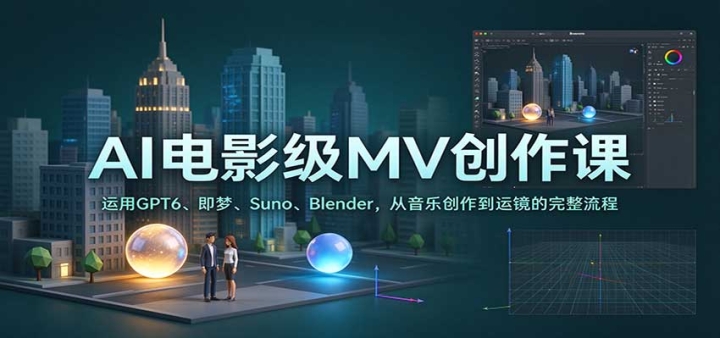 AIӰϷ��MV�����Σ�����GPT6�����Ρ�Suno��Blender�������ִ������˾�����