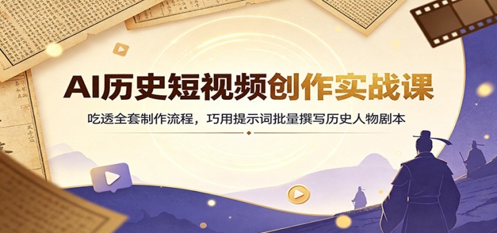 AI��ʷ����Ƶ����ʵս�Σ���͸ȫ���������̣�������ʾ������׫д��ʷ�����