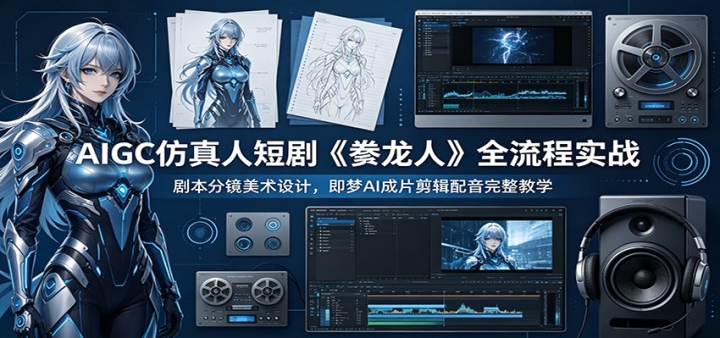 AIGC�����˶̾硶�����ˡ�ȫ����ʵս������ְ��������ƣ�����AI��Ƭ������
