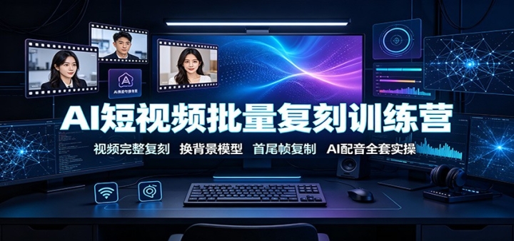 AI����Ƶ��������ѵ��Ӫ����Ƶ�������̣����侰ģ�͡���β֡���ơ�AI����ȫ