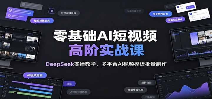 �����AI����Ƶ�߽�ʵս�Σ�DeepSeekʵ�ٽ�ѧ����ƽ̨AI��Ƶģ����������