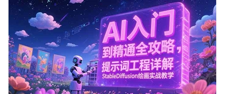 AIŵͨȫԣʾʹ⣬StableDiffusion滭ʵսѧ