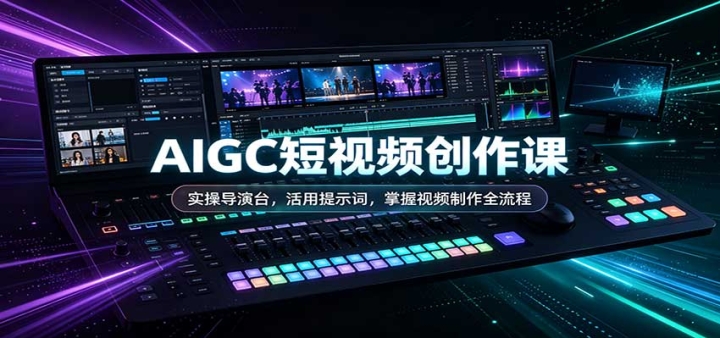 AIGC����Ƶ�����Σ�ʵ�ٵ���̨��������ʾ�ʣ�������Ƶ����ȫ����