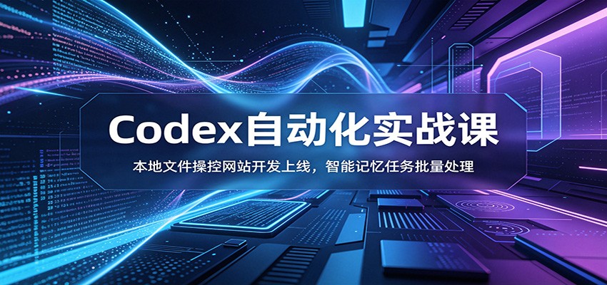 Codex�Զ���ʵս�Σ������ļ��ٿ���վ�������ߣ����ܼ��������������ô���
