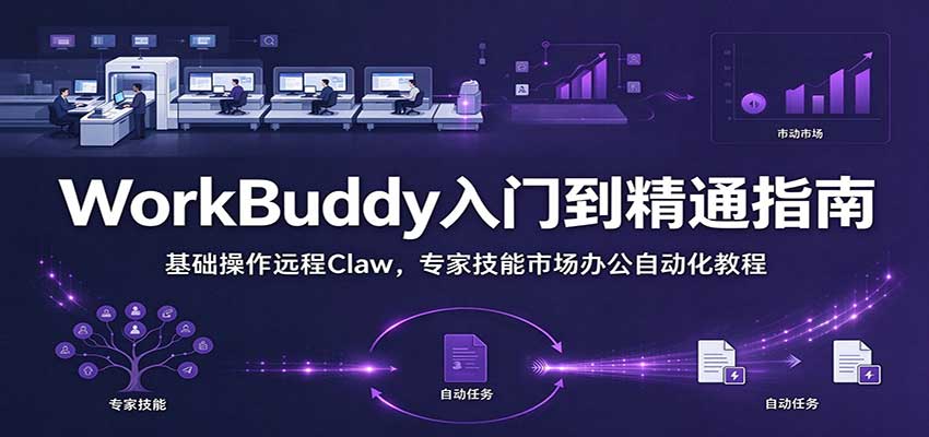 WorkBuddy�����ŵ���ͨ�ֲ᣺��������Զ��Claw��ר�Ҽ����г��칫�Զ�����